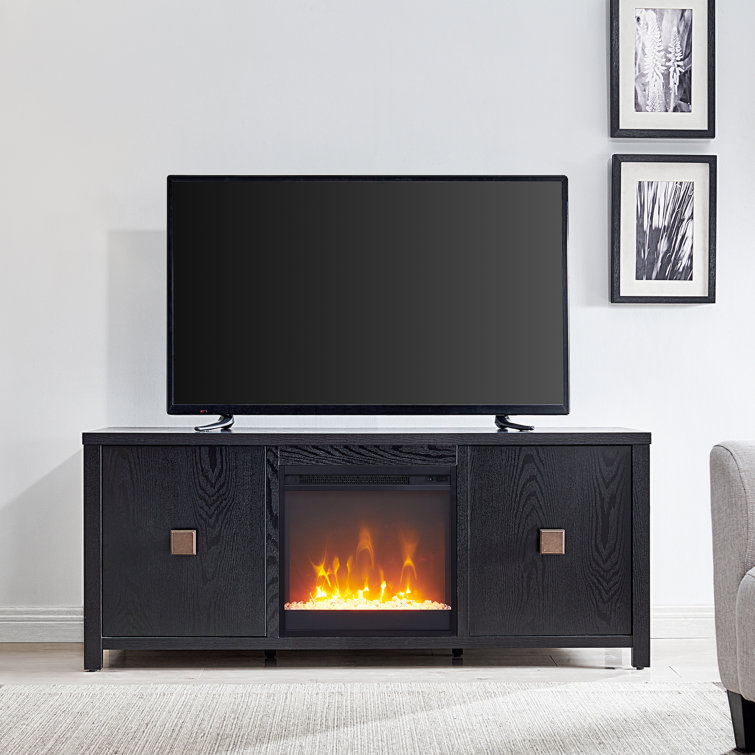 Latitude Run® Lerna TV Stand for TVs up to 65" with Fireplace Included